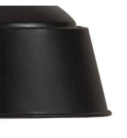 Lampe suspendue industrielle 32 cm Noir E27