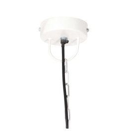 Lampe suspendue industrielle 25 W Blanc Rond 32 cm E27