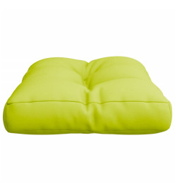 Coussin de palette vert vif 50x40x12 cm tissu