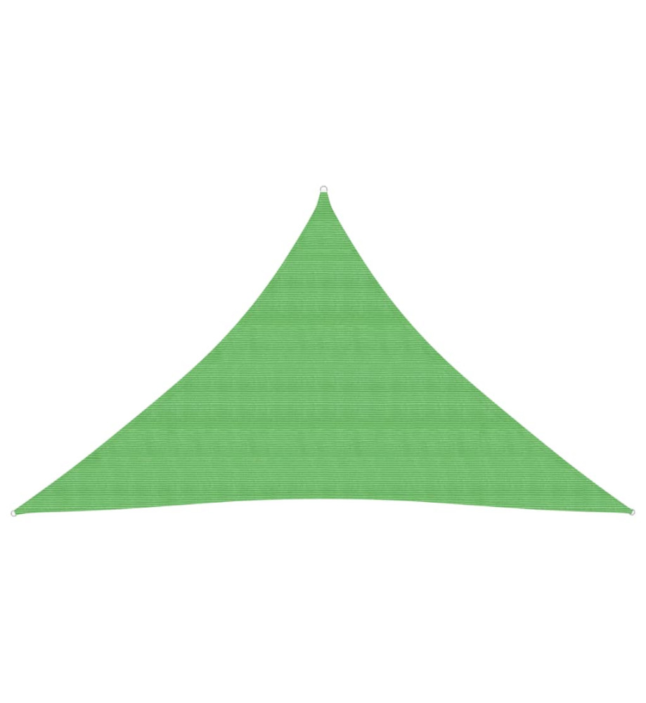 Voile d'ombrage 160 g/m² Vert clair 3,5x3,5x4,9 m PEHD