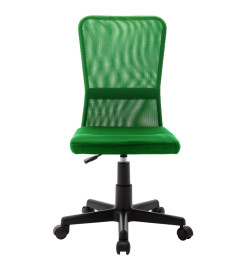 Chaise de bureau Vert 44x52x100 cm Tissu en maille