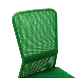 Chaise de bureau Vert 44x52x100 cm Tissu en maille