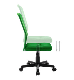 Chaise de bureau Vert 44x52x100 cm Tissu en maille