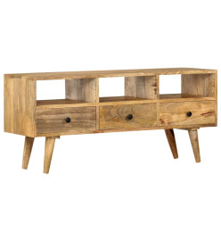 Meuble TV 110x36x50 cm Bois massif de manguier