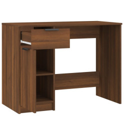 Bureau Chêne marron 100x50x75 cm Bois d'ingénierie