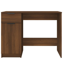 Bureau Chêne marron 100x50x75 cm Bois d'ingénierie