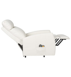 Fauteuil de massage Crème Similicuir