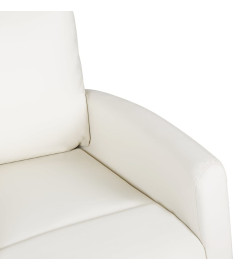 Fauteuil de massage Crème Similicuir