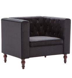 Fauteuil Noir Velours