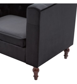 Fauteuil Noir Velours