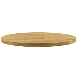 Dessus de table Bois de chêne massif Rond 44 mm 400 mm