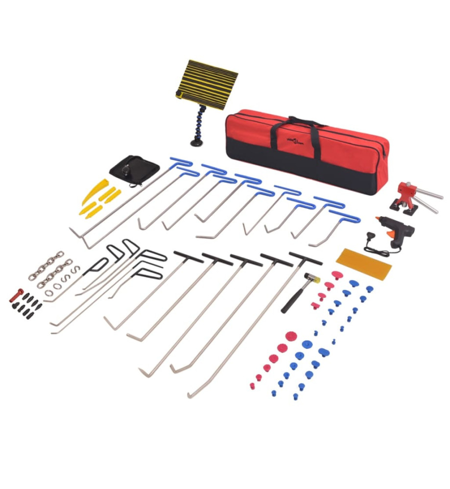 Kit de débosselage sans peinture 87 pcs Acier inoxydable