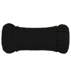 Corde de travail Noir 4 mm 500 m Polyester