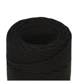 Corde de travail Noir 2 mm 500 m Polyester