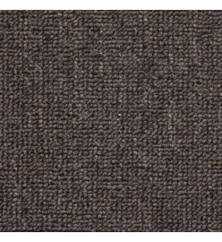 Tapis d'escalier 10 pcs 65x24x4 cm Marron café