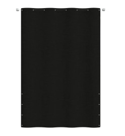 Écran de balcon Noir 160x240 cm Tissu Oxford