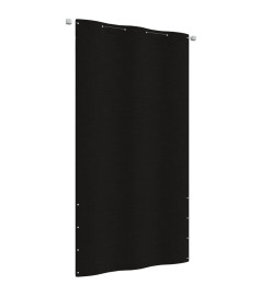 Écran de balcon Noir 120x240 cm Tissu Oxford