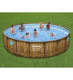 Bestway Ensemble de piscine Power Steel 549x122 cm