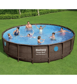 Bestway Ensemble de piscine Power Steel 549x122 cm