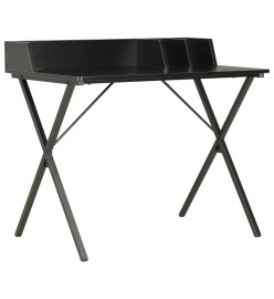 Bureau Noir 80x50x84 cm