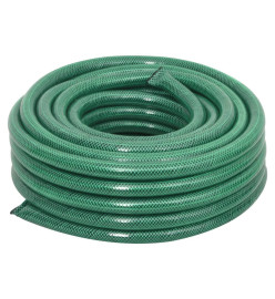 Tuyau d'arrosage avec jeu de raccords vert 0,9" 30 m PVC