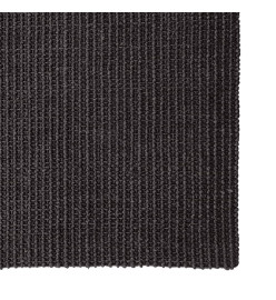 Tapis en sisal pour griffoir noir 66x150 cm