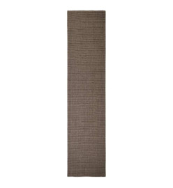 Tapis en sisal pour griffoir marron 80x350 cm