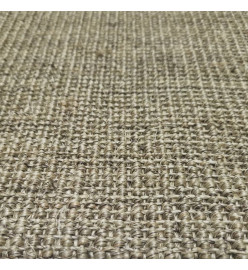 Tapis en sisal pour griffoir taupe 80x200 cm