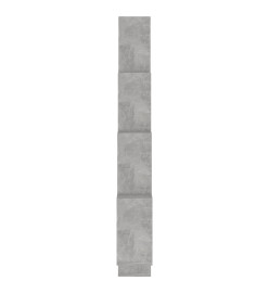 Étagère cube murale Gris béton 90x15x119 cm Aggloméré