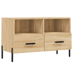 Meuble TV Chêne sonoma 80x36x50 cm Bois d'ingénierie