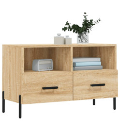 Meuble TV Chêne sonoma 80x36x50 cm Bois d'ingénierie