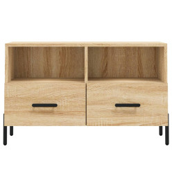 Meuble TV Chêne sonoma 80x36x50 cm Bois d'ingénierie