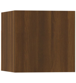 Ensemble de meubles TV 5 pcs Chêne marron Bois d'ingénierie