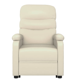 Fauteuil Crème Similicuir