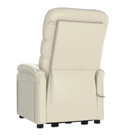 Fauteuil Crème Similicuir