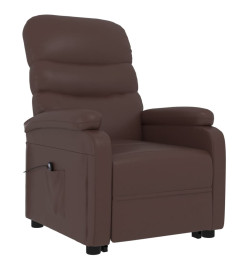 Fauteuil Marron Similicuir