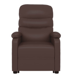 Fauteuil Marron Similicuir