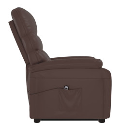 Fauteuil Marron Similicuir