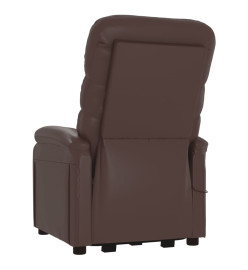 Fauteuil Marron Similicuir