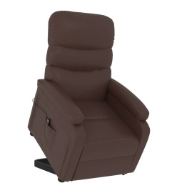 Fauteuil Marron Similicuir