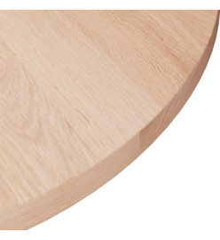 Dessus de table rond Ø50x1,5 cm Bois de chêne massif non traité