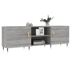 Meuble TV sonoma gris 150x30x50 cm bois d'ingénierie