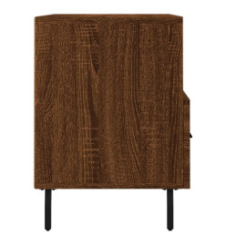 Meuble TV Chêne marron 80x36x50 cm Bois d'ingénierie