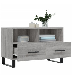 Meuble TV Sonoma gris 80x36x50 cm Bois d'ingénierie