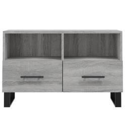 Meuble TV Sonoma gris 80x36x50 cm Bois d'ingénierie