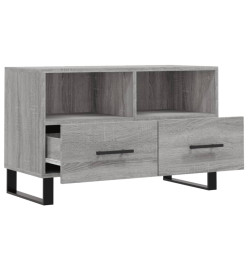 Meuble TV Sonoma gris 80x36x50 cm Bois d'ingénierie