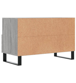 Meuble TV Sonoma gris 80x36x50 cm Bois d'ingénierie