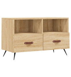 Meuble TV Chêne sonoma 80x36x50 cm Bois d'ingénierie