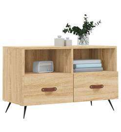 Meuble TV Chêne sonoma 80x36x50 cm Bois d'ingénierie