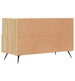 Meuble TV Chêne sonoma 80x36x50 cm Bois d'ingénierie